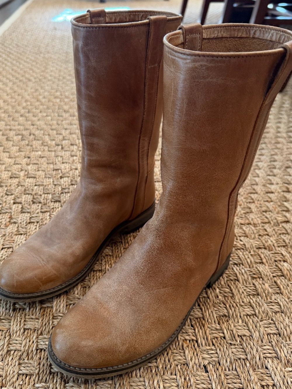 Ivylee Simone Mid-Calf Leather boots (Garnet Hill)
